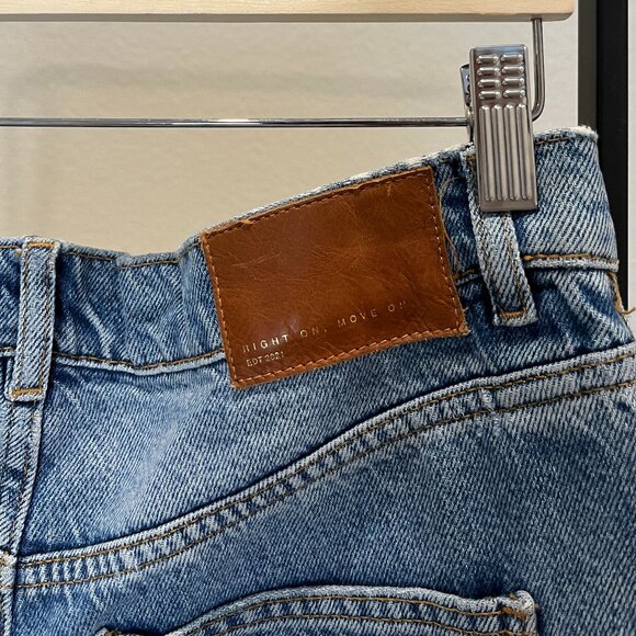 Zara Denim Shorts Size 8 - Picture 7 of 8